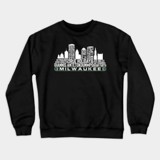 Milwaukee Basketball Team 23 Player Roster, Milwaukee City Skyline Crewneck Sweatshirt